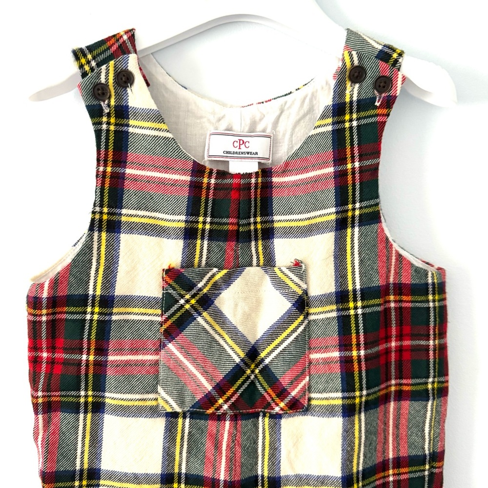 CPC Classic Prep boys wool plaid longall 12-18M